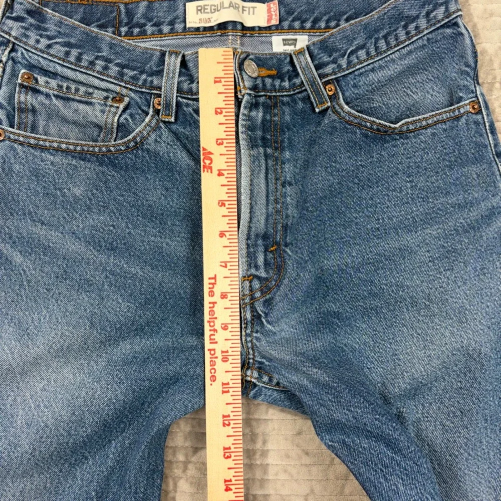 Vintage Levi's 505 Regular‎ Fit Jeans Men's Blue Denim W33 L32
